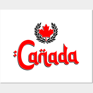 Canada soccer fans tshirt Posters and Art